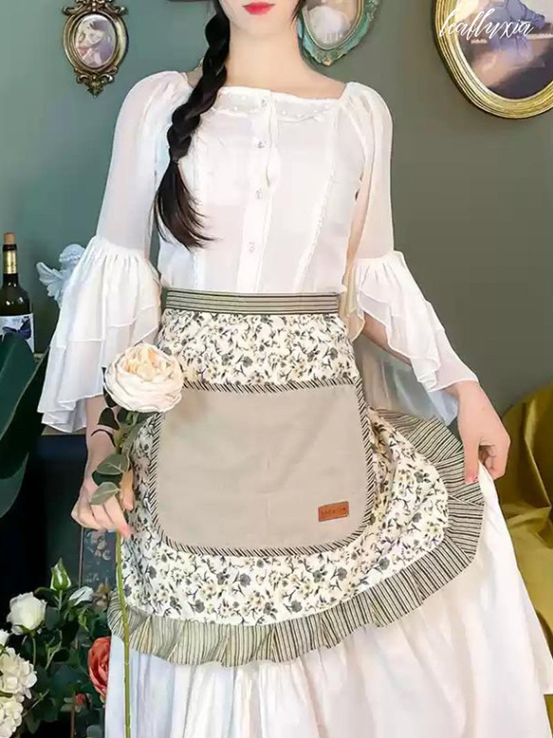 Spring Petal Half Apron