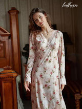 Velvet Winter Bloom Nightdress