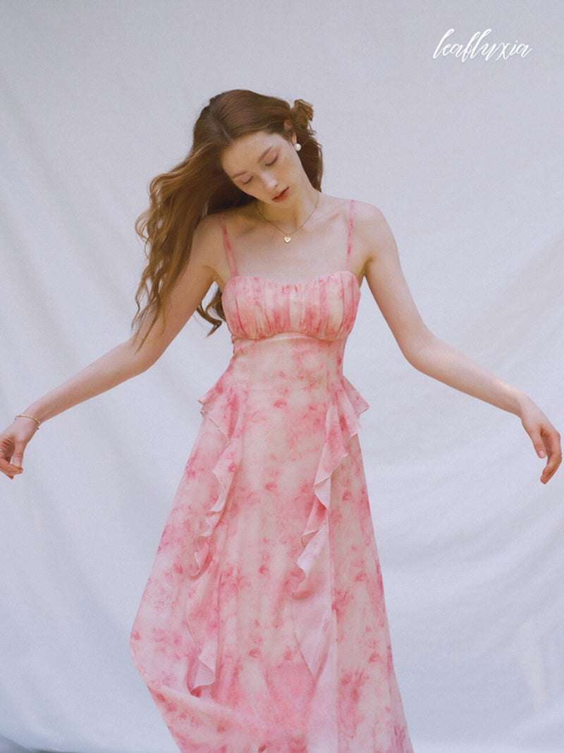 Rosy Ruffle Bloom Dress