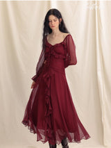 Ruby Elegance Dress