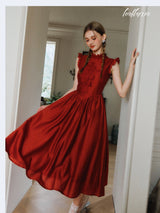 Timeless Ruby Crimson Dress