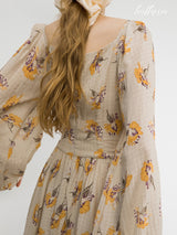 Rustic Floral Breeze Dress