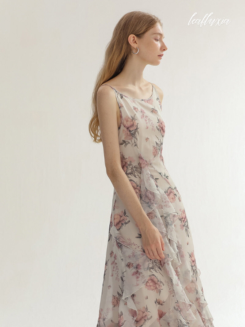 Ethereal Grace Bloom Maxi Dress