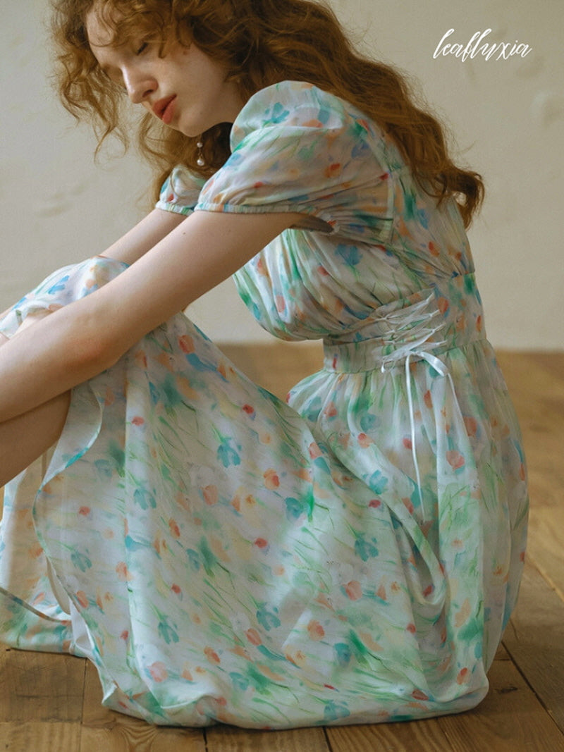 Soft Breeze Floral Dress