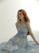 Blue Sky Blossom Dress