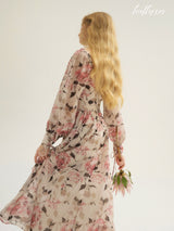 Floral Grace Long Dress