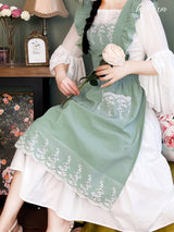 Elegant Lace Cotton Apron