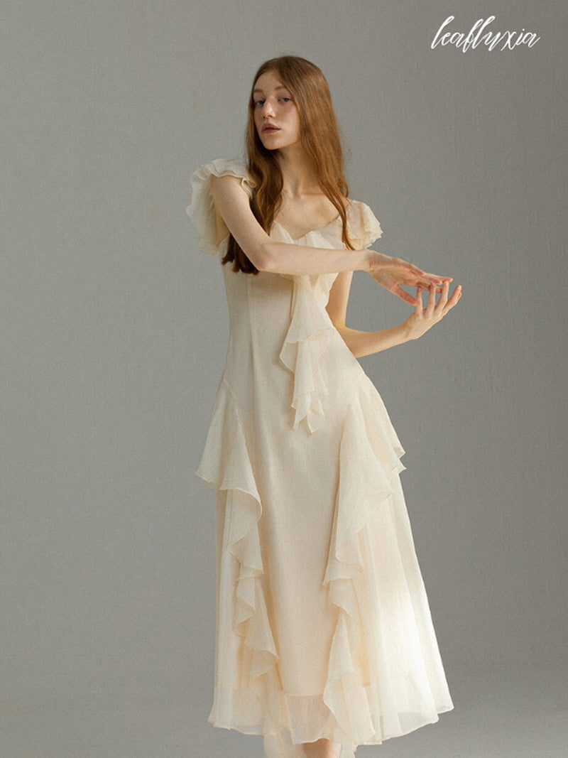 Creamy Elegance Dress