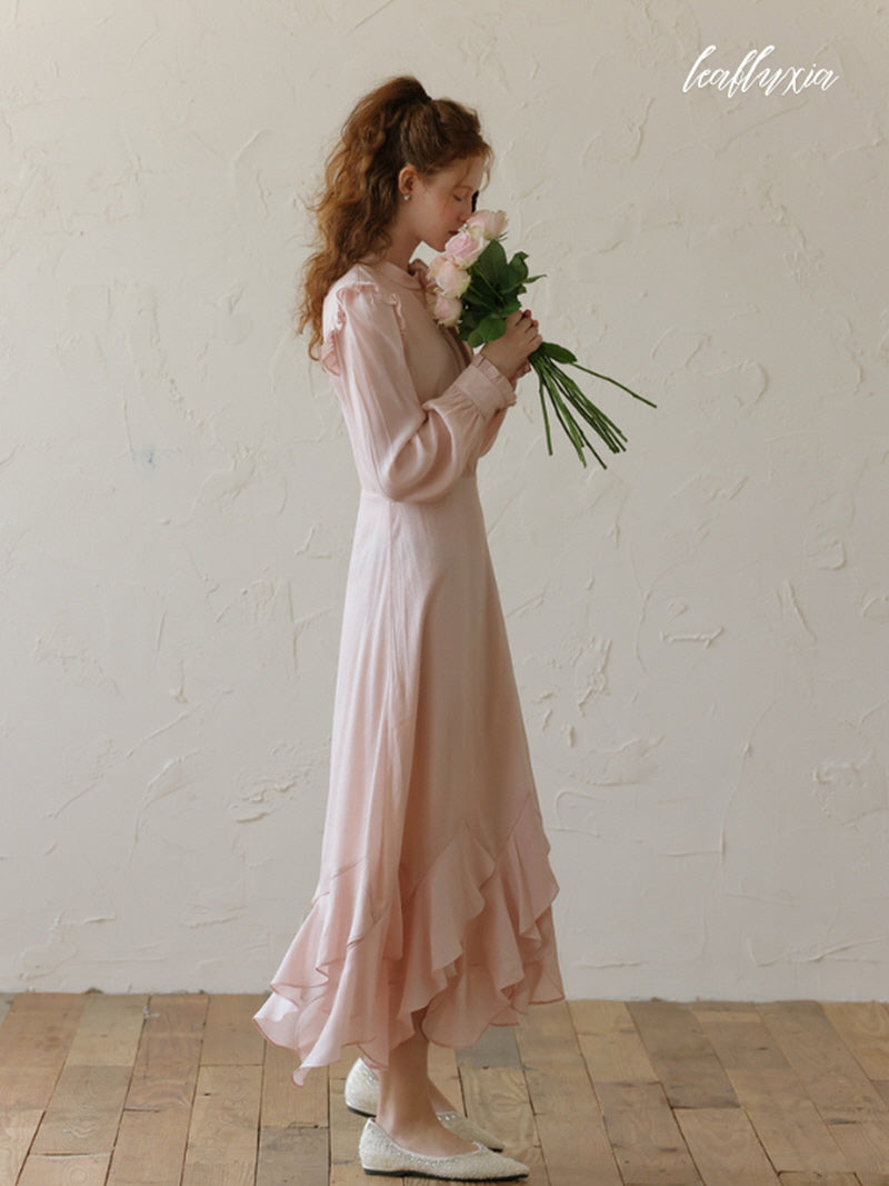 Rose Petal Layered Dress