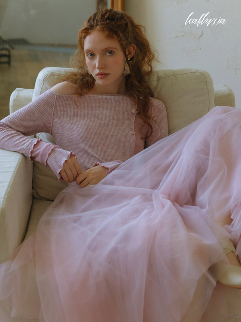 Blush Twilight Tulle Dress