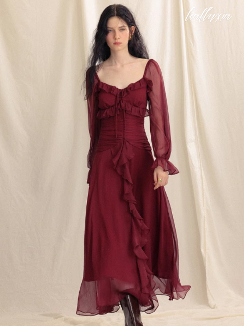 Ruby Elegance Dress