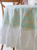 Floral Mint Whisper Tablecloth