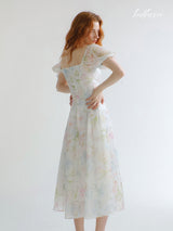 Ivory Petal Garden Dress