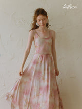 Pastel Elegance Floral Dress