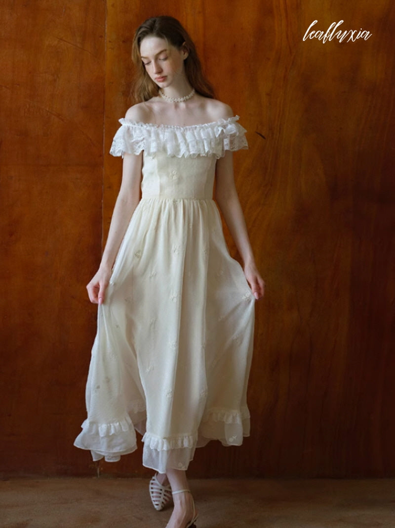 Vintage Lace Promenade Dress