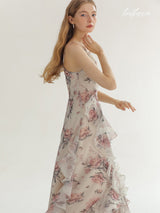 Ethereal Grace Bloom Maxi Dress