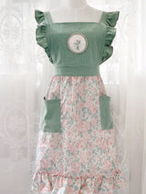 Romantic Floral Lace Apron