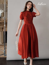 Timeless Scarlet Flair Dress