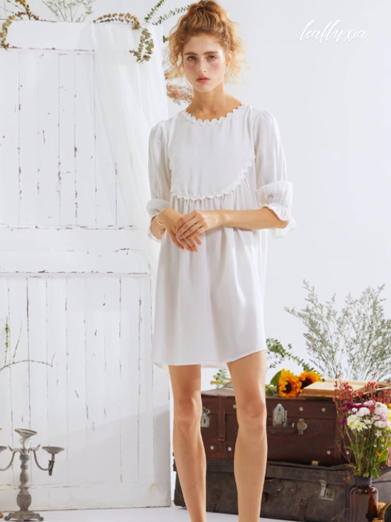 Dreamy Ruffle Home Dress