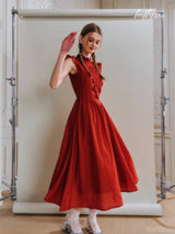 Timeless Ruby Crimson Dress