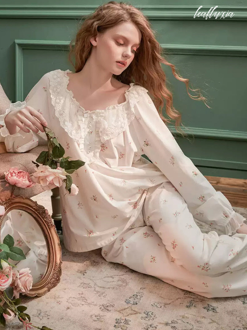 Lovely Frill Pajama Set