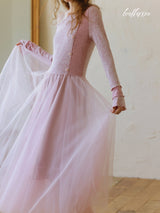 Blush Twilight Tulle Dress