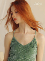 Forest Glow Midi Dress