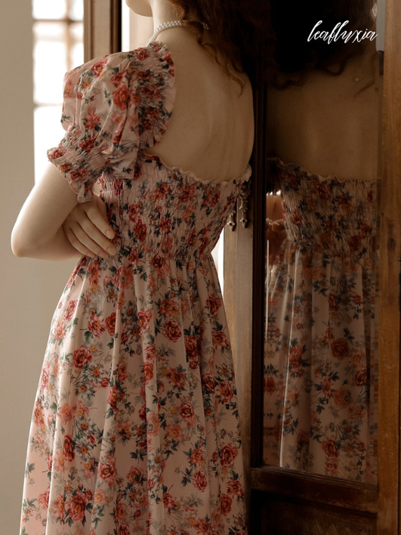 Scarlet Blossom Romance Dress