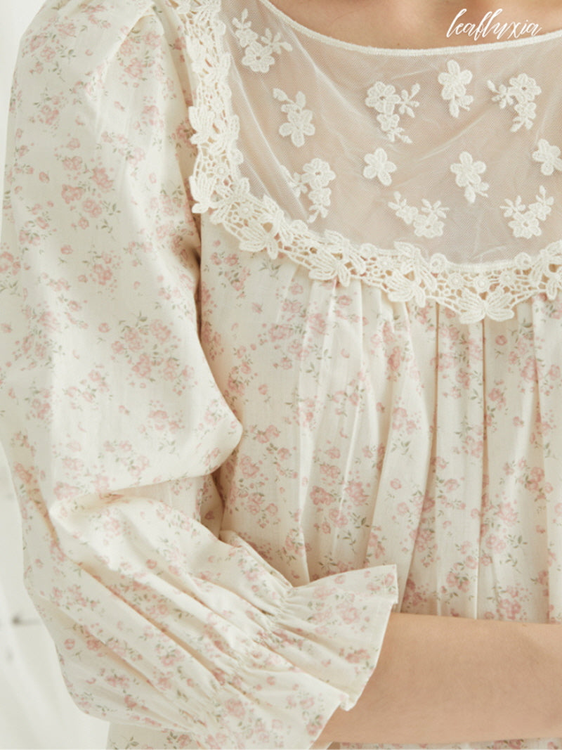 Ivory Blossom Night Pajama