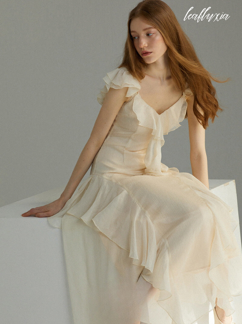 Creamy Elegance Dress