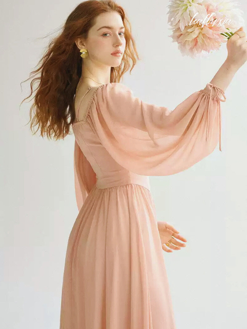 Soft Coral Grace Dress