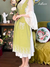 Elegant Lace Cotton Apron