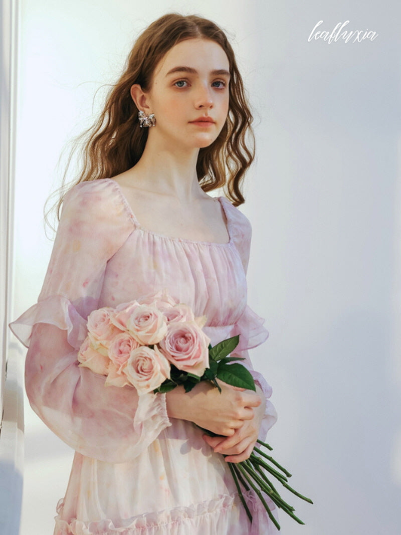 Blushing Petal Harmony Dress