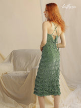 Forest Glow Midi Dress