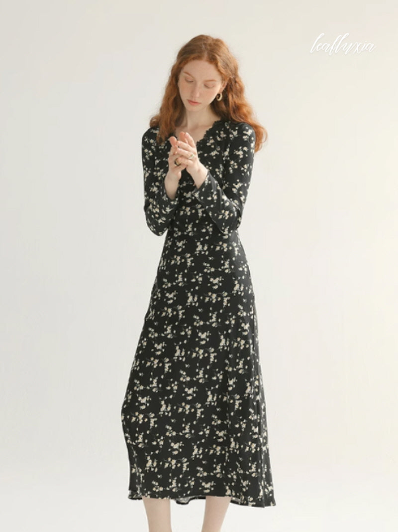 Noir Blossom Dress