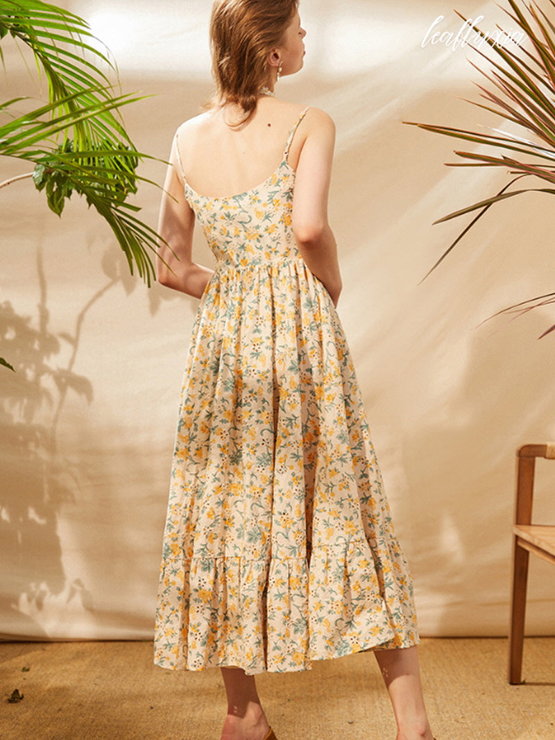 Yellow Sunlit Meadow Dress