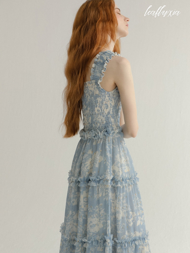 Blue Sky Blossom Dress