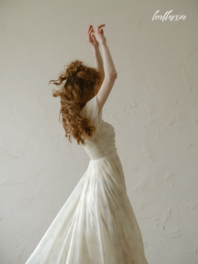 Ethereal Silk Waltz Dress