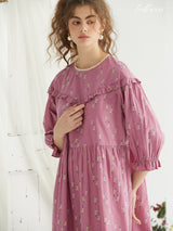 Moonlit Garden Pajama Dress