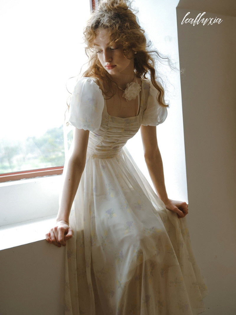 Ethereal Silk Waltz Dress