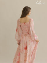 Rosy Bloom Dress