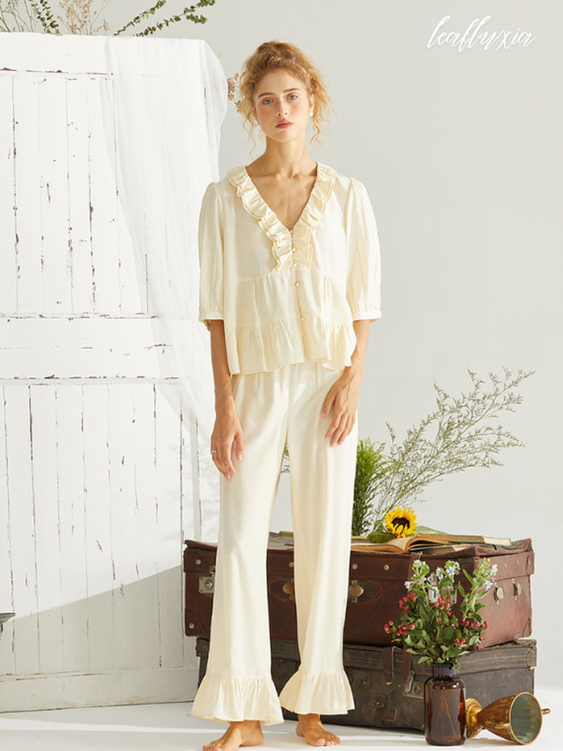 Frill Harmony Lounge & Pajama Set