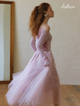 Blush Twilight Tulle Dress