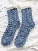 Pastel Cozy Fuzzy Sock