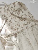 Floral Water-Shield Cotton Apron