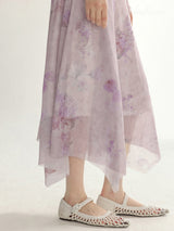 Violet Mist Asymmetrical Dress