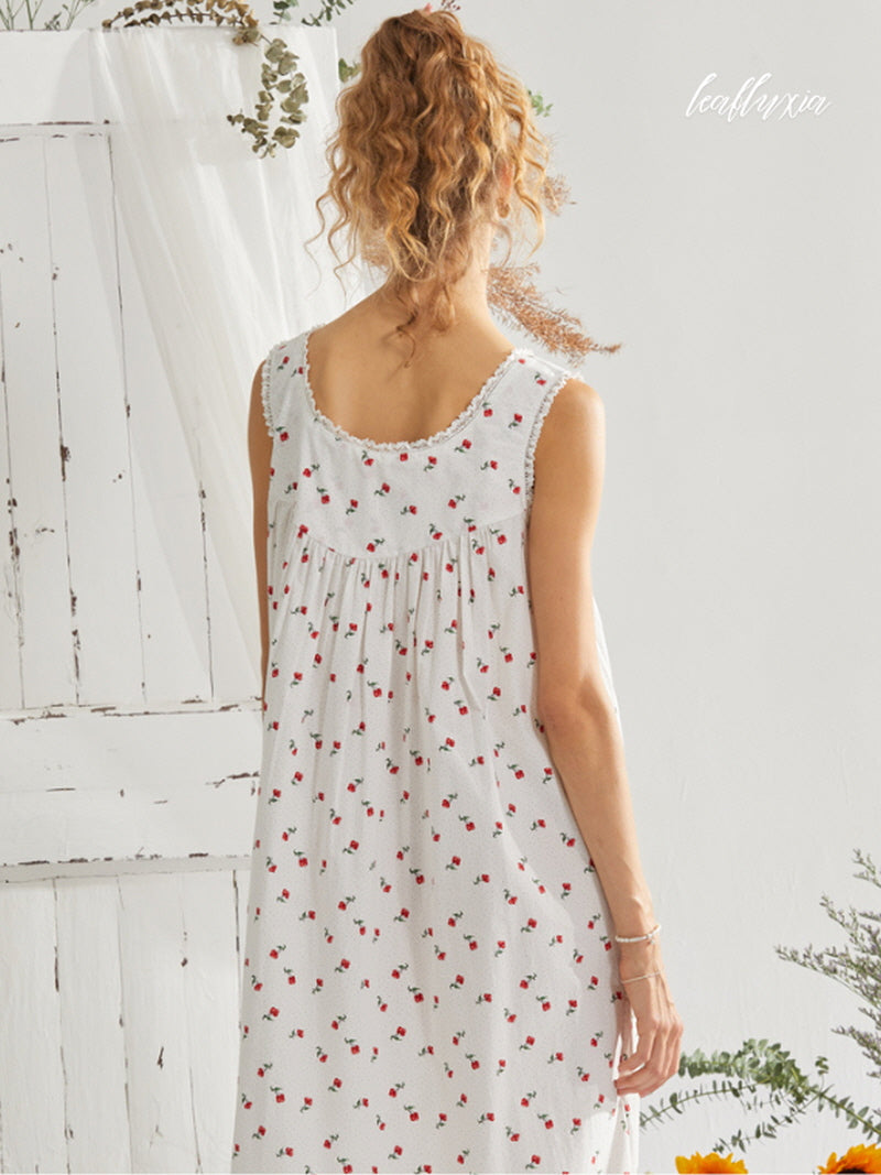 Cherry Blossom Sleeveless Pajama