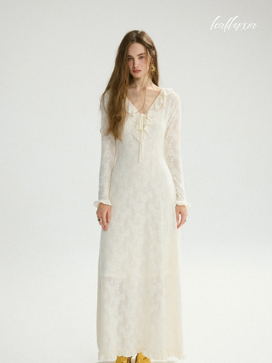 Ivory Lace Reverie Dress