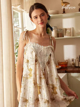 Golden Sketch Lounge Dress