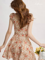 Rosé Charm Mini Dress
